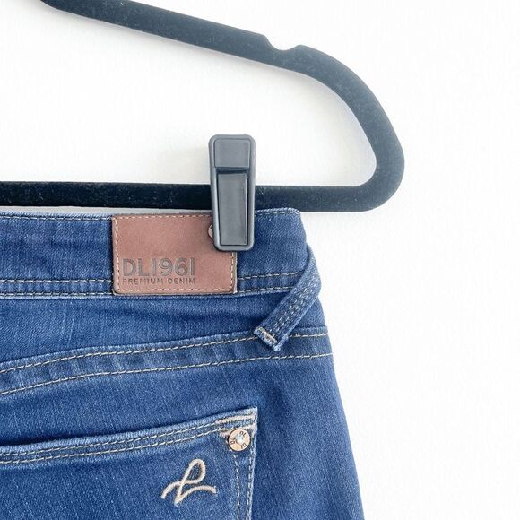 DLI961 Womens Denim Jeans Kate Slim Straight Cut Blue Wash Size 28 - Picture 4 of 13